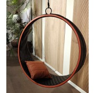 round metal swing
