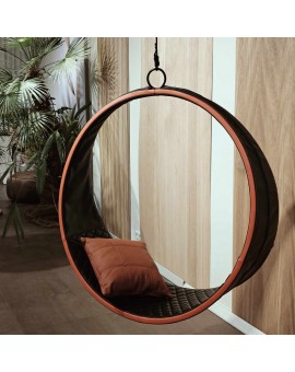 round metal swing