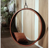round metal swing