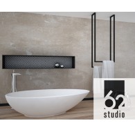 wieszak metalowy sufitowy podwójny No26