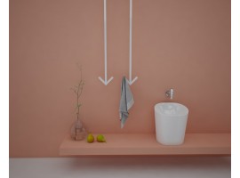 wieszak metalowy sufitowy strzałka No21