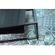 stolik kawowy metalowy z metalowym blatem No337