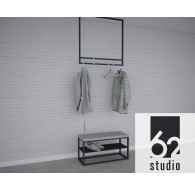 wieszak metalowy sufitowy rama kwadrat No11