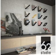 metalowa półka na książki