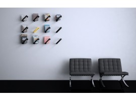 metalowa półka na książki