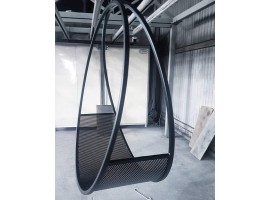 huśtawka metalowa okrągła