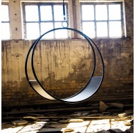 stolik kawowy metalowy z metalowym blatem