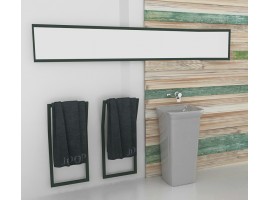 wieszak metalowy ścienny prostokąt z wygięciem No41Metal wall bracket square with bend