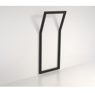 wieszak metalowy ścienny prostokąt z wygięciem No41Metal wall bracket square with bend