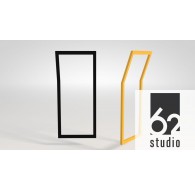 wieszak metalowy ścienny prostokąt z wygięciem No41Metal wall bracket square with bend